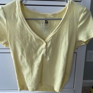 3 Button yellow top!